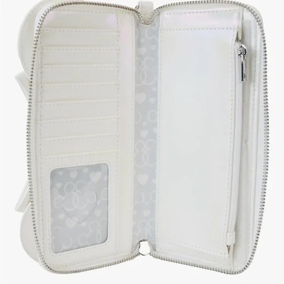 Disney Loungefly Bridal Wristlet & Minnie Mouse ears Headband Set - Picture 5 of 6